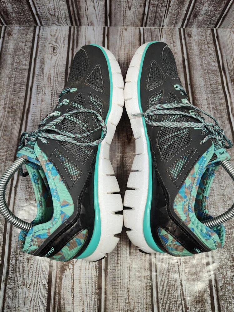 Skechers Skech Flex Ultimate Women's Size 9.5 Running Shoes Teal 12126 - Picture 8 of 12